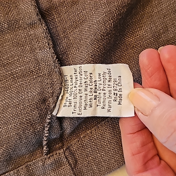 Johnny Was linen kimono XXL - Picture 4 of 11